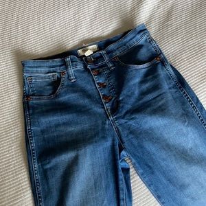 Madewell 10” High Rise Skinny Jeans